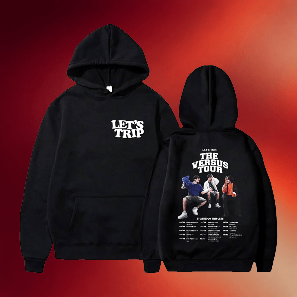 Sturniolo Triplets Merch Let's Trip The Versus Tour Sweatshirt Birthday Gift For BFF - Merchluma