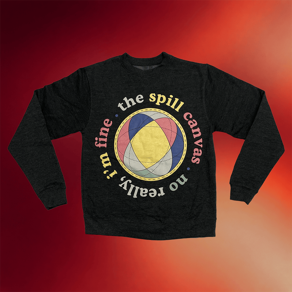 The Spill Canvas Merch 2026 Parachute Crewneck I'm Fine The Spill Canvas No Really Sweatshirt - Merchluma