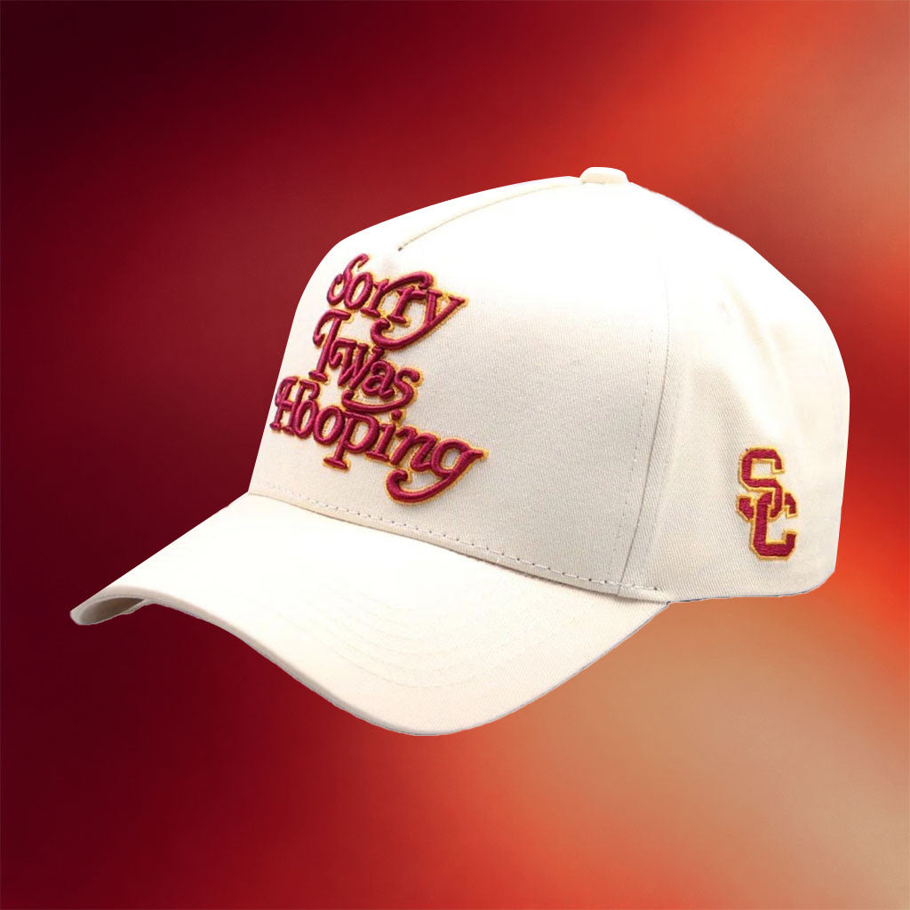 UBC Bookstore Merch USC Trojans Sorry I Was Hooping Cardinal Hat USC Women's Basketball Merch - Merchluma