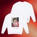 Senna Merch Tag Heuer X Senna Badge Sweatshirt White Gifts For Racing Lovers - Merchluma