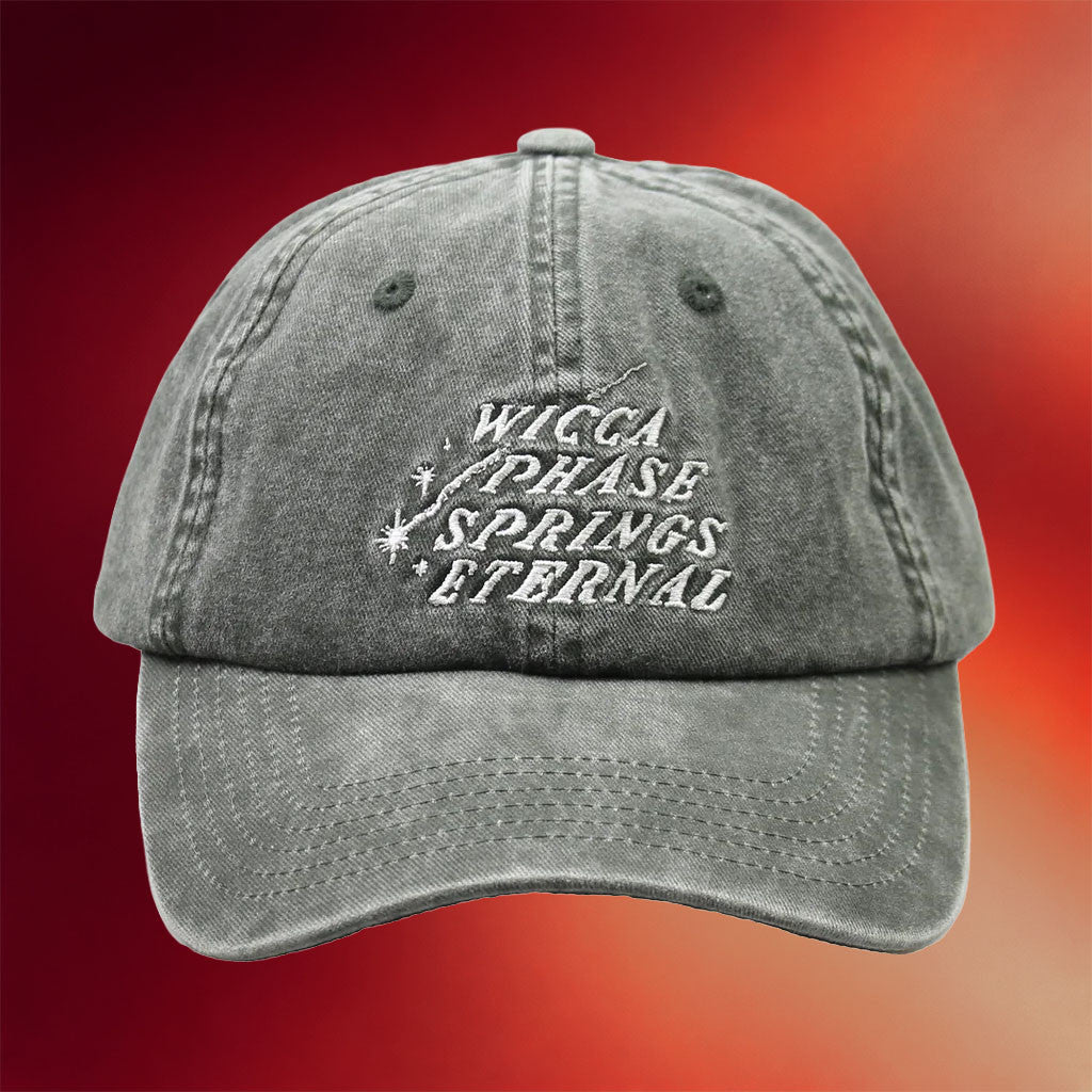 Wicca Phase Springs Eternal Merch 2026 Shooting Star Logo Embroidered Hat Music Lover Gifts - Merchluma