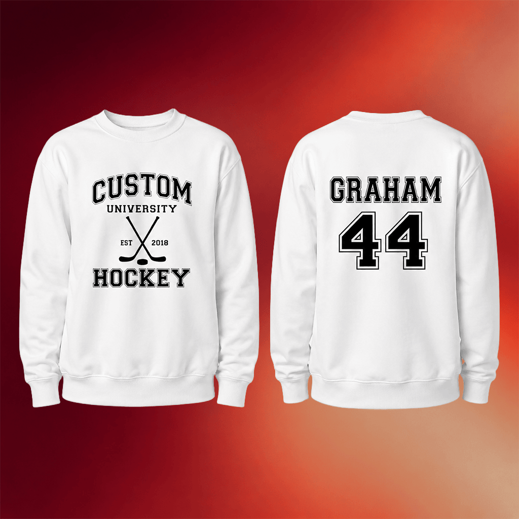 Personalized Off Campus Merch 2026 University Hockey Sweatshirt Gifts For Hockey Lovers - Merchluma
