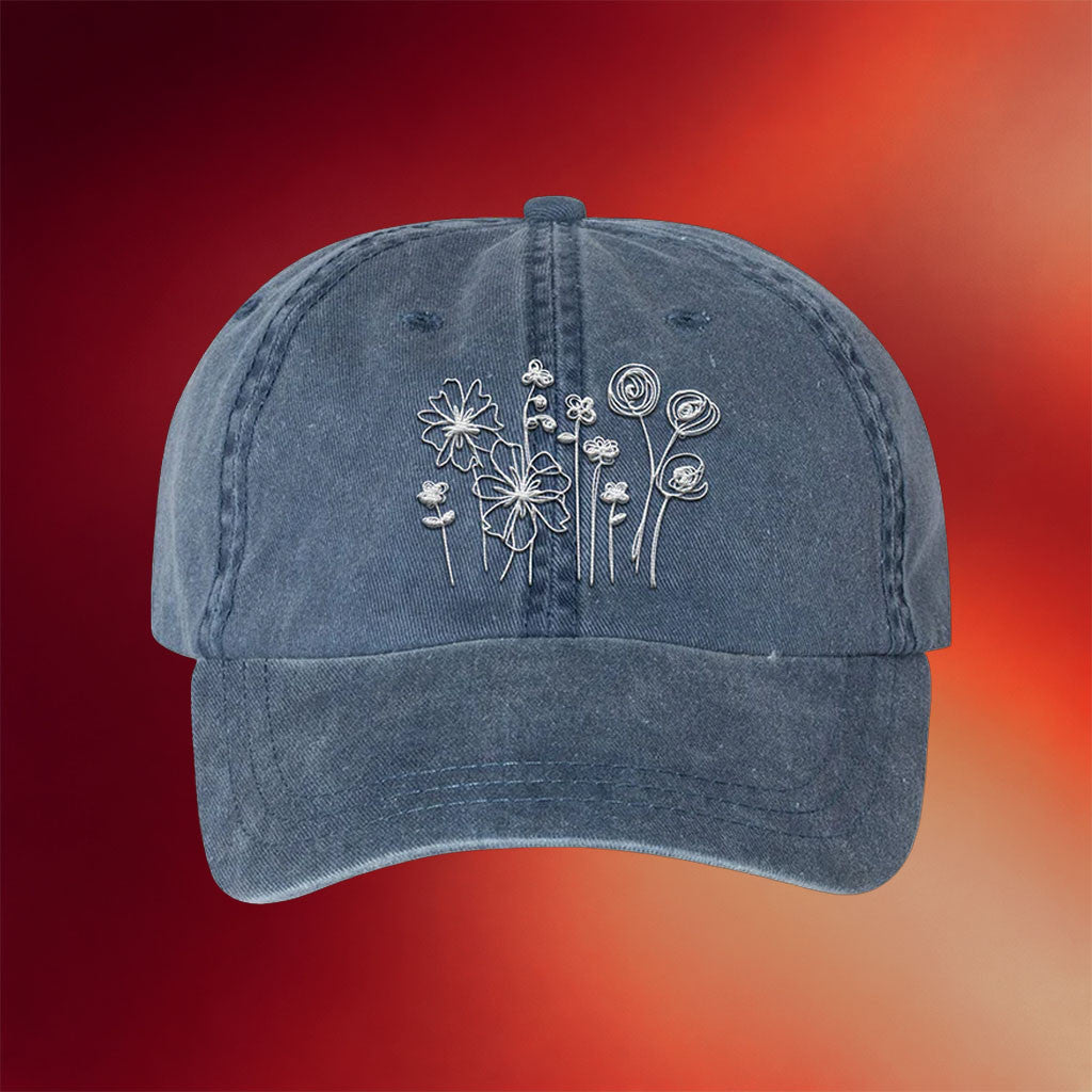 Yung Kai Merch Embroidered Flower Hat 2026 Best Gifts For Music Lovers - Merchluma