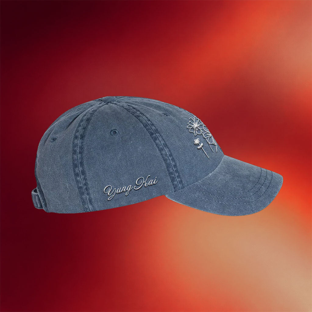 Yung Kai Merch Embroidered Flower Hat 2026 Best Gifts For Music Lovers - Merchluma