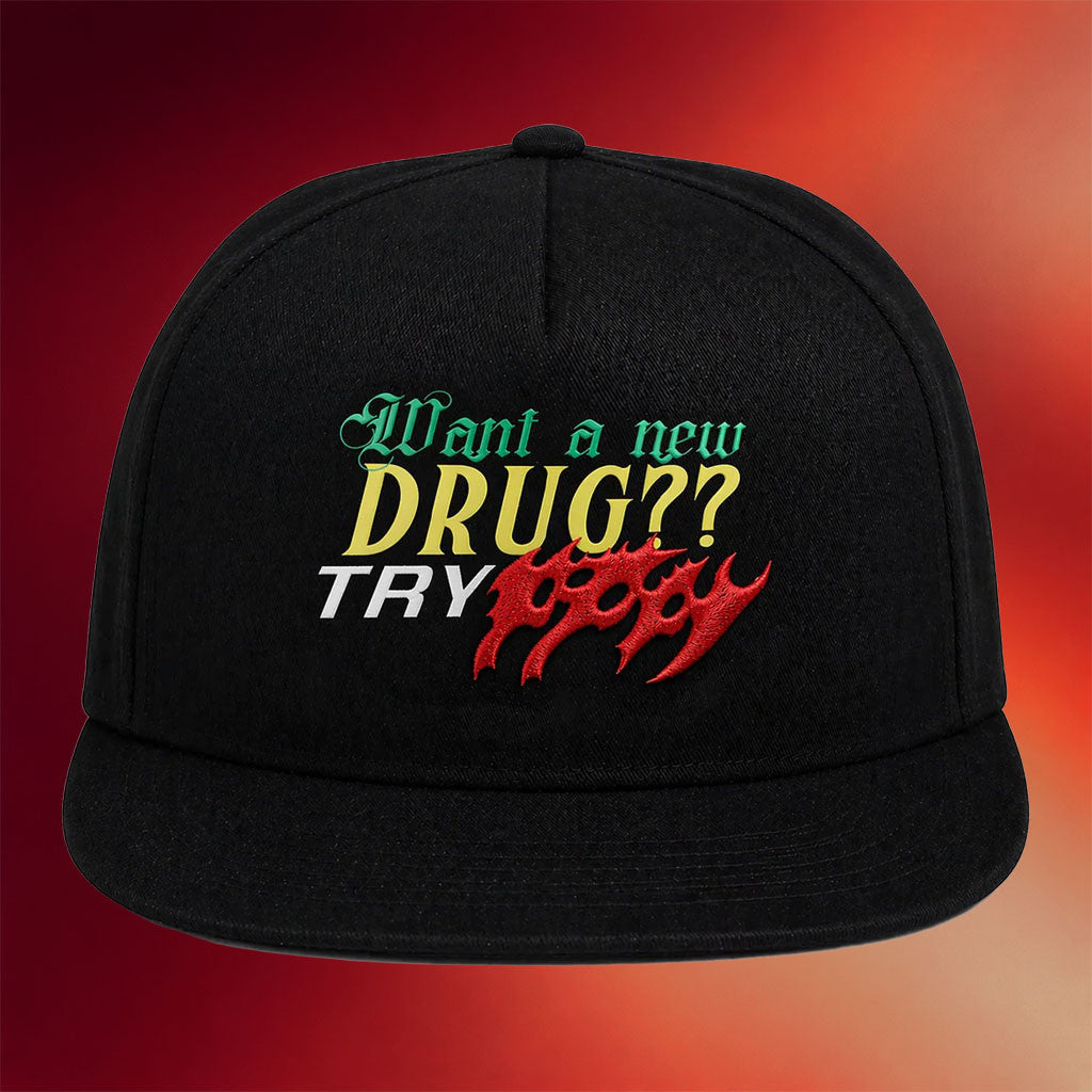 Poppy Merch 2026 Perfect Little Snapback Hat Want A New Drug Try Poppy Cap Gifts For Fans - Merchluma