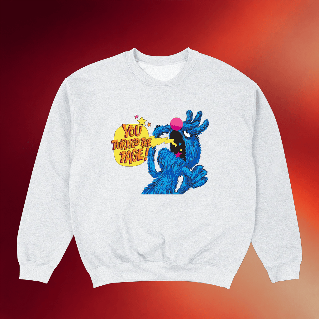 Retrokid Merch Monster At The End Of This Book Sweatshirt Best Gifts For Friends - Merchluma
