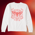 XPLR Merch 2026 Death's Head Crewneck Sweatshirt Sam And Colby Merch Gifts For Friends - Merchluma