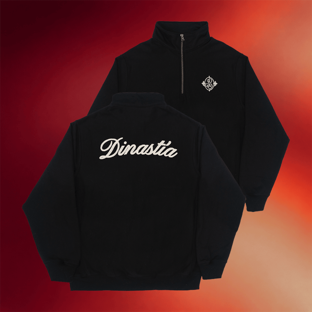 Peso Pluma Merch 2026 Dinastia Tour Quarter Zip Sweatshirt Gifts For Music Lovers - Merchluma