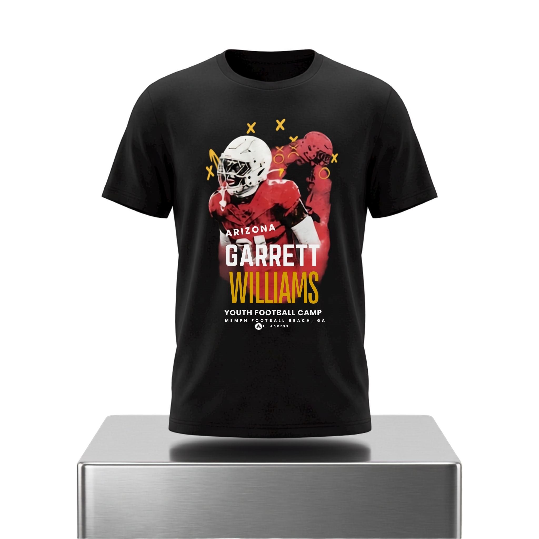 Arizona Cardinals Garrett Williams 2026 Youth Football Camp Shirt Arizona Cardinals Merch - Merchluma