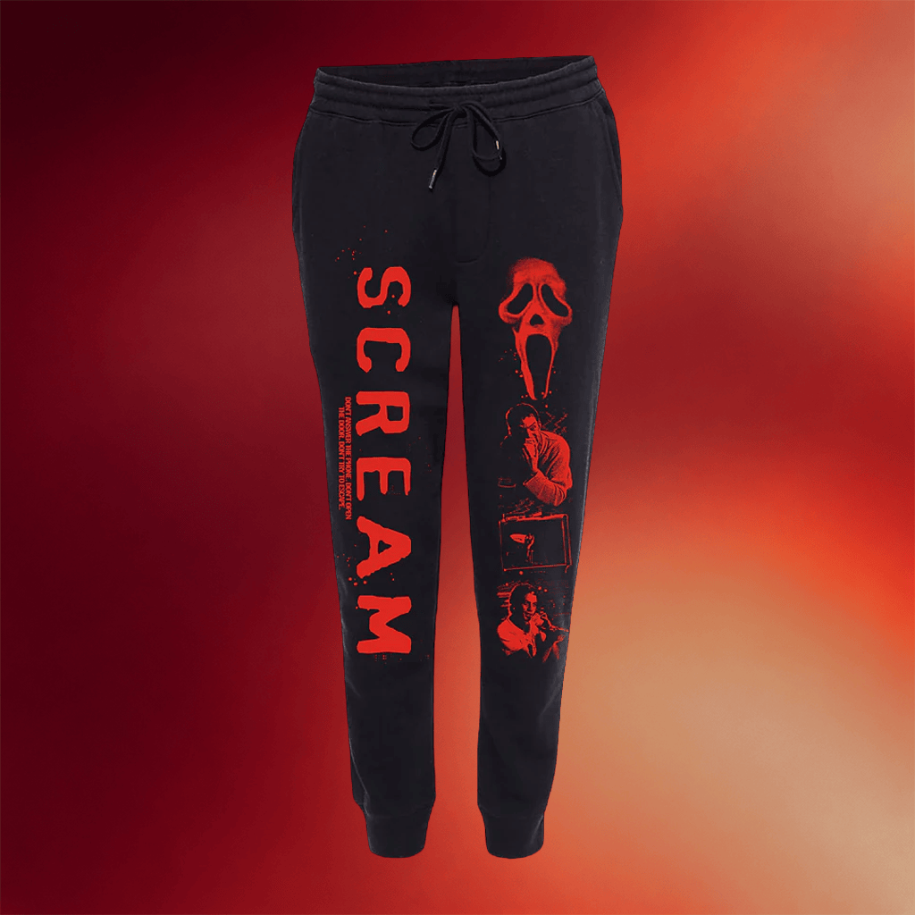Creeporama Merch 2026 The Woodsboro Murders I'll Be Right Back Joggers Scream Merch - Merchluma