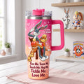 Personalized Naughty Bugs Bunny and Lola Butt Slap Kiss Me Tease Me Tumbler Gifts For Couples - Merchluma