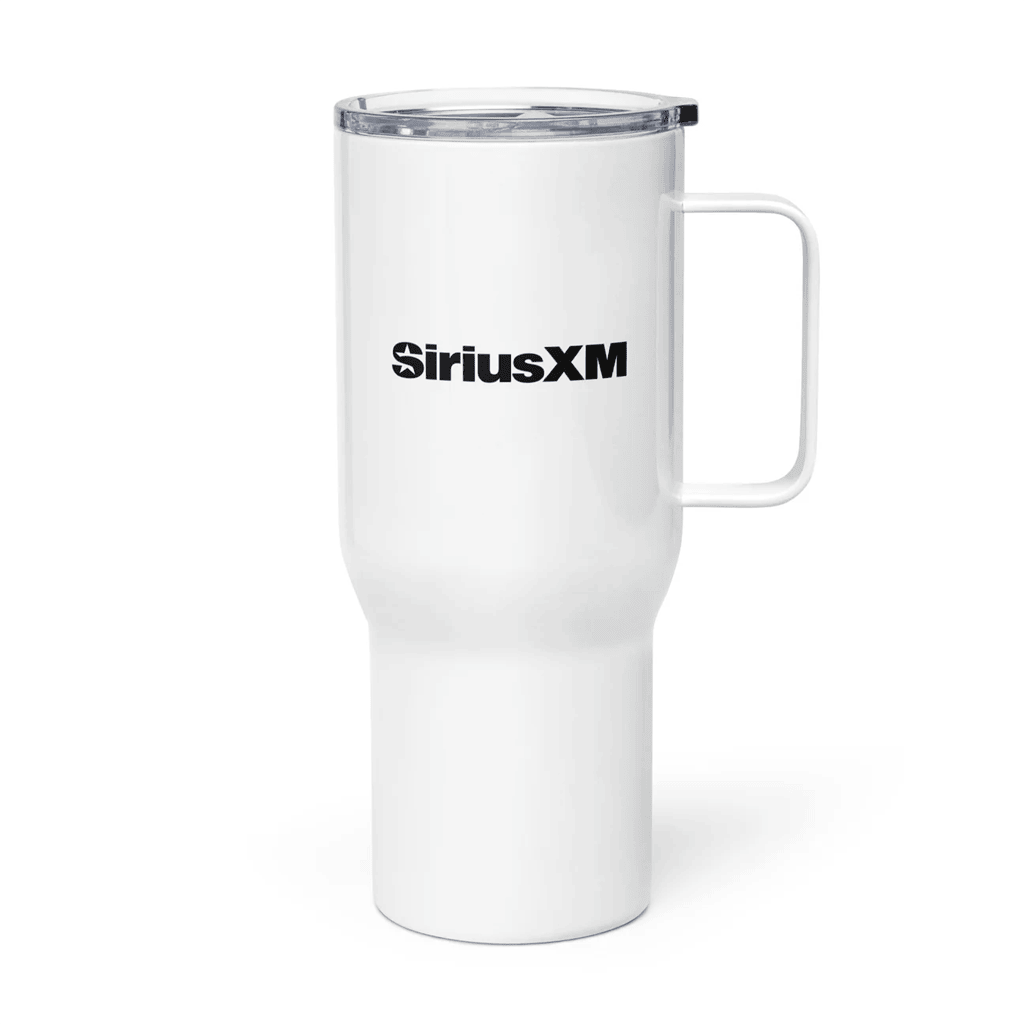 SiriusXM Octane Merch White Octane Travel Tumbler SiriusXM Merch Present For Friends - Merchluma