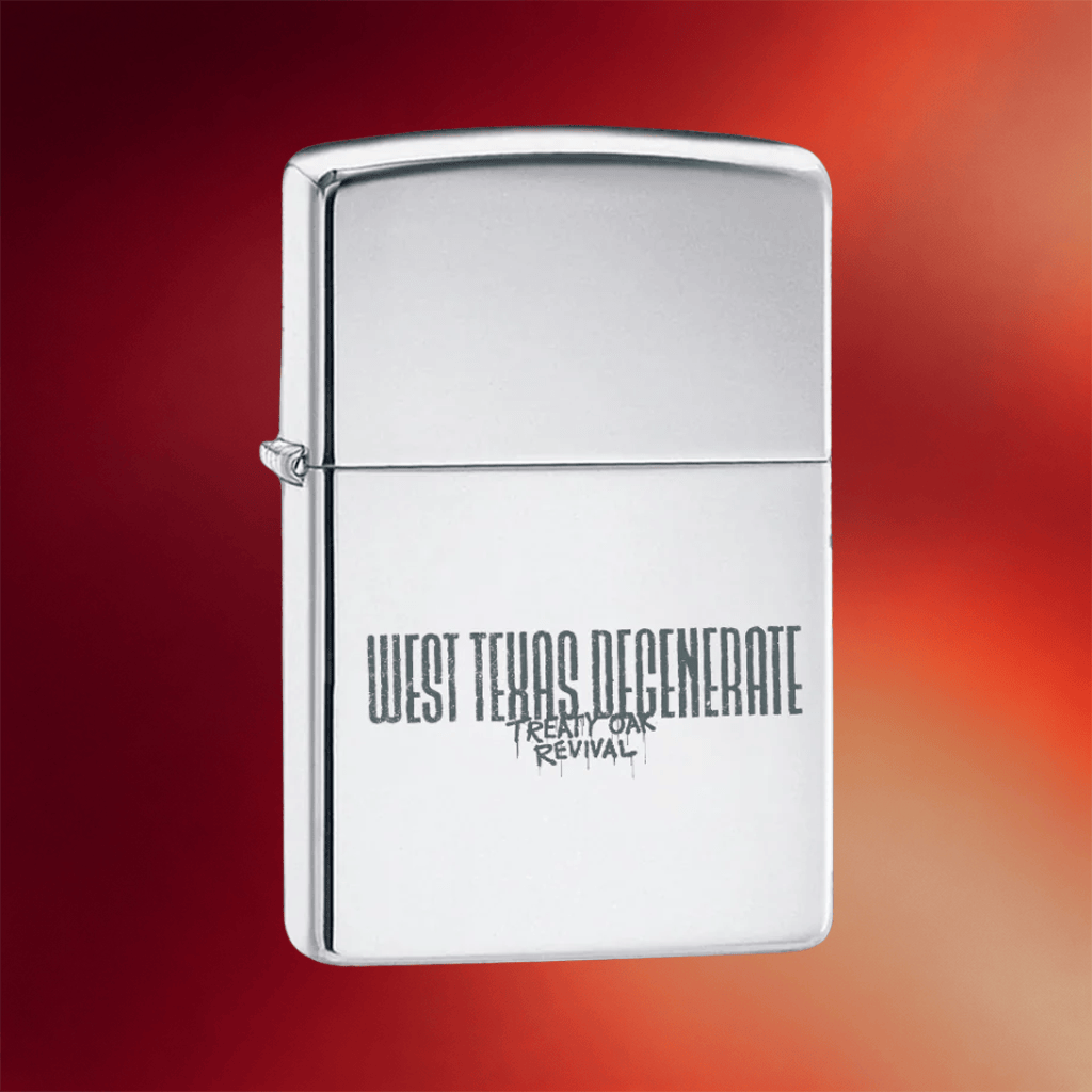 Treaty Oak Revival Merch 2026 West Texas Degenerate Lighter Case Gift For Rock Lover - Merchluma