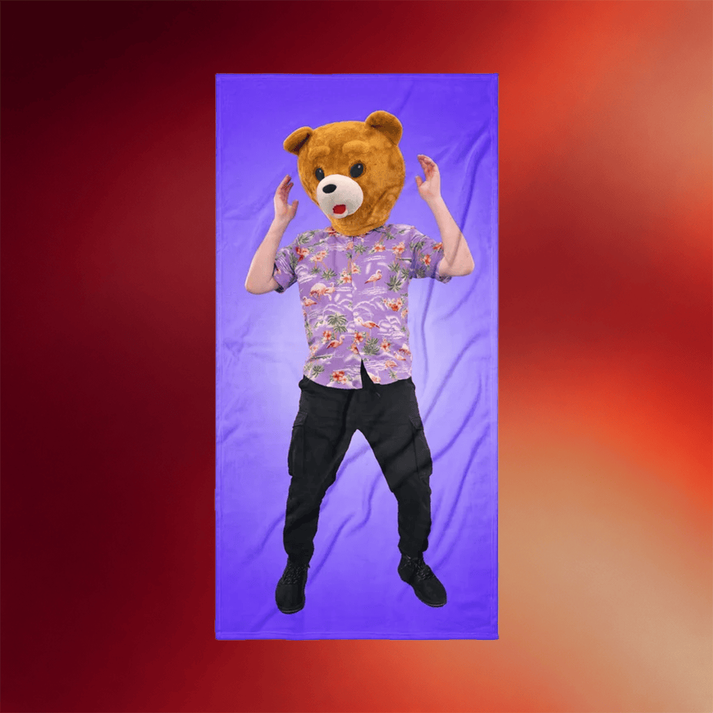 Danny Go Merch 2026 Bearhead Beach Towel Danny Go Youtube Merch Gifts For Friends - Merchluma