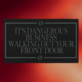 Underoath Merch 2026 It's Dangerous Business Doormat Underoath Welcome Mat Decor - Merchluma