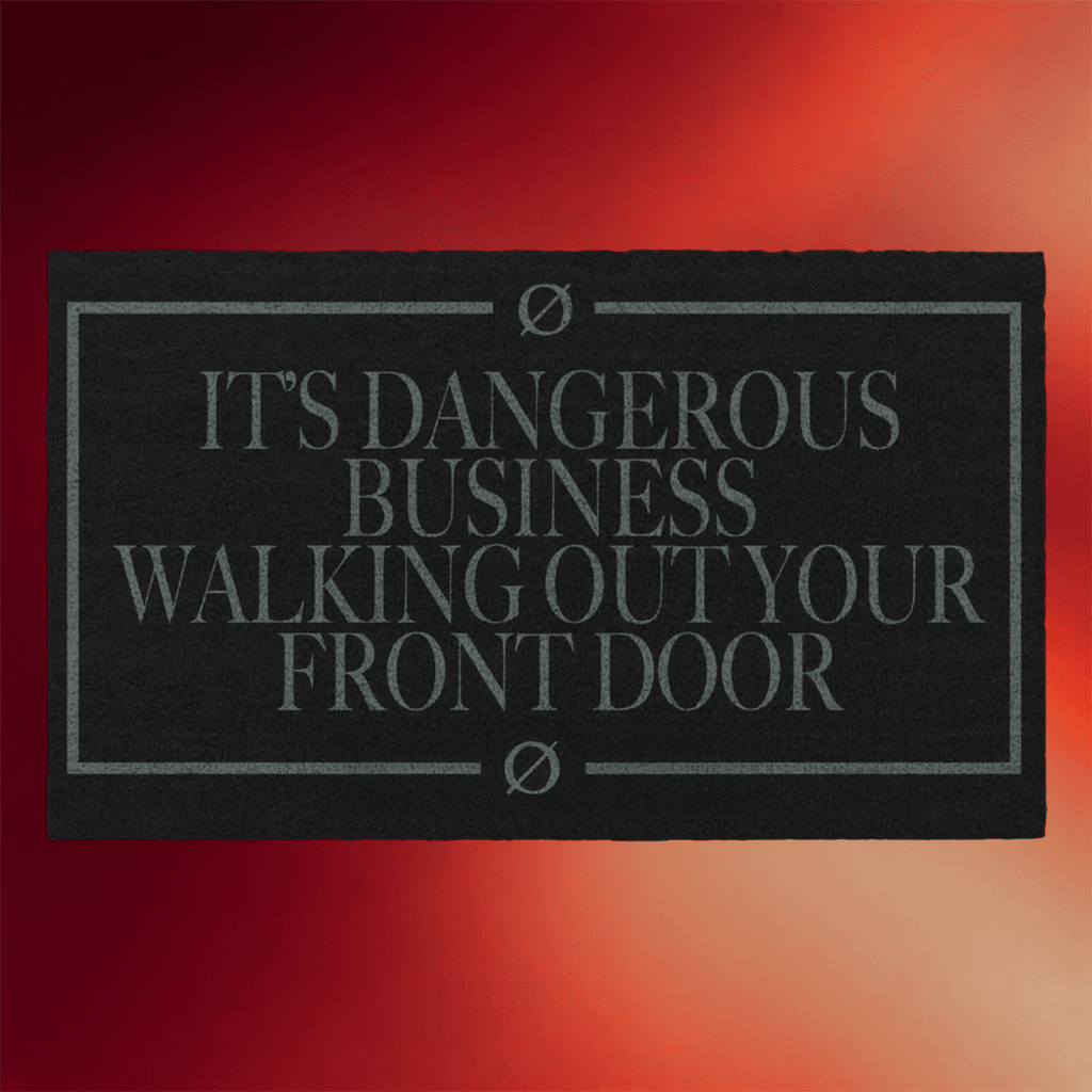 Underoath Merch 2026 It's Dangerous Business Doormat Underoath Welcome Mat Decor - Merchluma