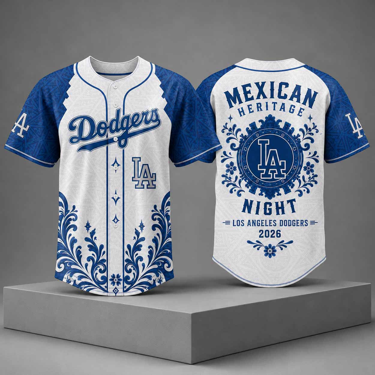 Dodgers x Mexican Heritage Night Baseball Jersey Los Angeles Dodgers Merch Gifts For Fans - Merchluma