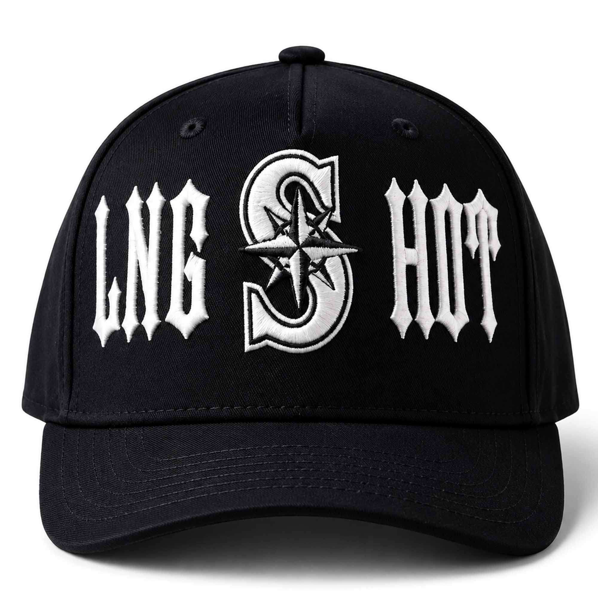 Jay Park x Lngshot Seattle Mariners Lngshot Hat Embroidered Mariners Merch Fans Gifts - Merchluma