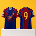 2026 Barcelona Spiderman Jersey T-Shirt #9 FC Barcelona Merch Gifts For Football Fan - Merchluma