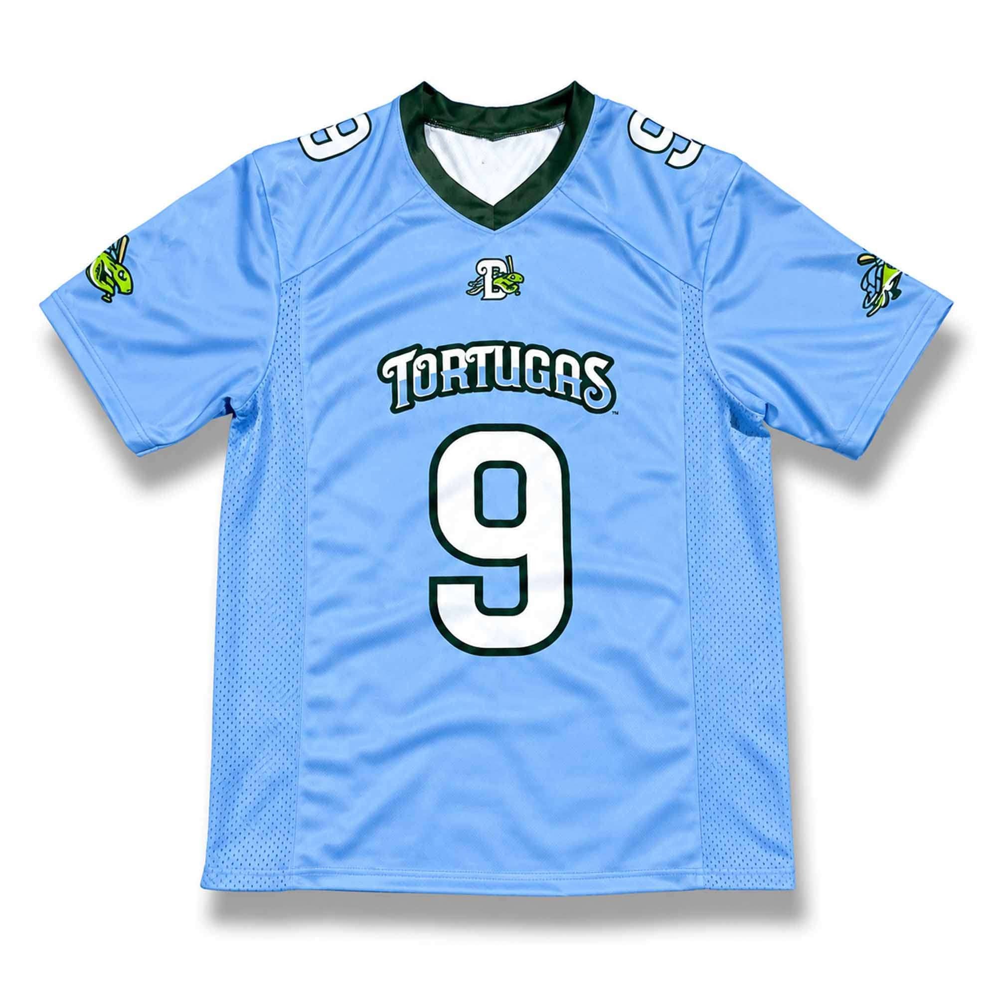 2026 Tortugas #9 Football Jersey Daytona Tortugas Merch Best Gifts For Baseball Fans - Merchluma