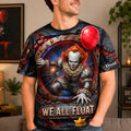 Personalized Pennywise The Dancing Clown Shirt We All Float T-Shirt Gifts For Horror Lovers - Merchluma