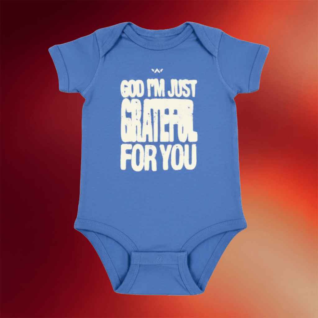Elevation Worship Merch 2026 Baby God I'm Just Grateful Baby Onesie Christian Gifts For Baby Boy - Merchluma