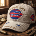 Buffalo Bills 1960 2026 Distressed Hat Buffalo Bills Merch Present For Football Lovers - Merchluma