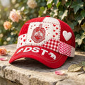 Delta Sigma Theta Patchwork Red Hat 2026 DST Sorority Merch Adorable Gift For Sisters - Merchluma