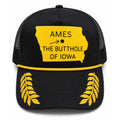 Ames The Butthole Of Iowa Trucker Hat Embroidered Funny Cap Gifts For Him - Merchluma