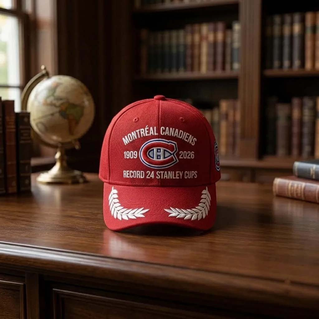 Montreal Canadiens Record 24 Stanley Cups Hat 2026 Montreal Canadiens Merch Gift For Hockey Fan - Merchluma