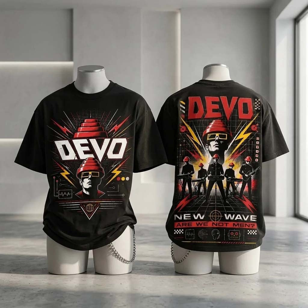 Devo New Wave Are We Not Men T-Shirt Devo Merch 2026 Best Gift For Band Fans - Merchluma