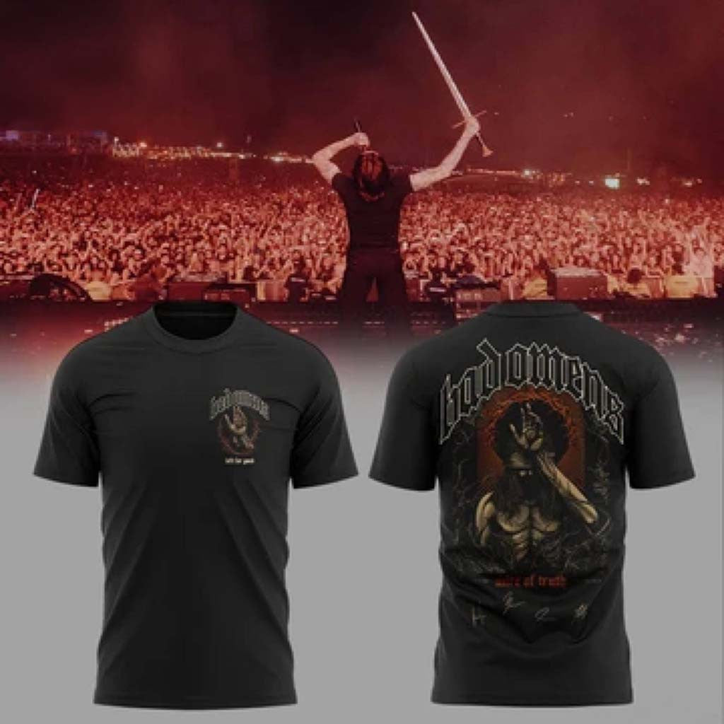 Bad Omens Just Pretend Graphic T-Shirt Heavy Metal Band Tee Black Bad Omens Merch Fan Gifts - Merchluma