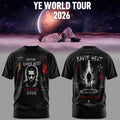 Bully Live Concert Tour 2026 T-Shirt God Want You Shirt Kanye West Merch Gift For Rapper Fans - Merchluma