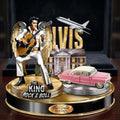 Elvis Presley Graceland Acrylic Plaque The King Of Rock And Roll Elvis Presley Merch Decor - Merchluma