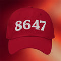 8647 Merch Red 8647 Hat Embroidered Anti Trump Cap FDT Merchandise Gifts Ideas - Merchluma