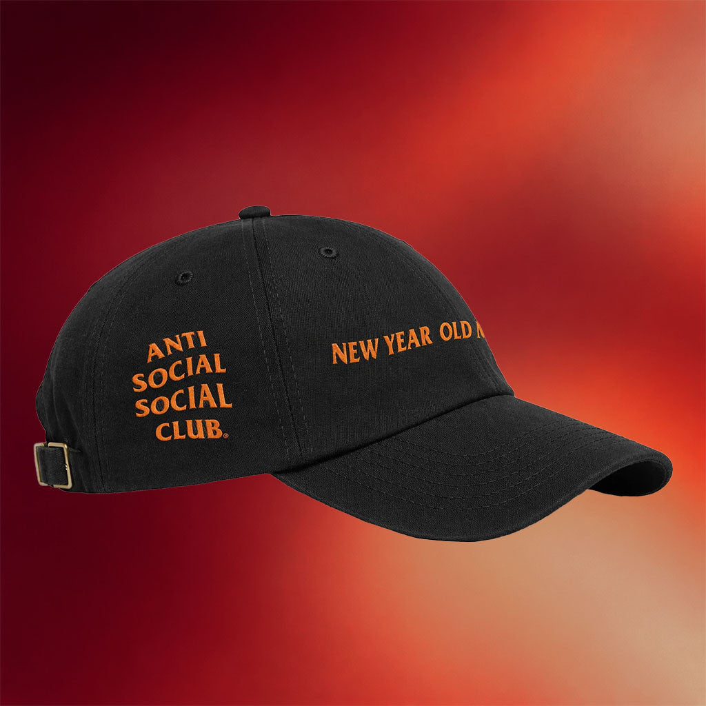 Anti Social Social Club Merch ASSC 2026 Hat Embroidered New Year Old Me Hat Husband Gifts - Merchluma