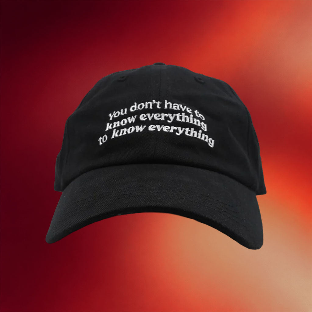 CaseOh Merch 2026 CaseOh's Know Everything Dad Hat Embroidered Gifts For Him Game Lovers - Merchluma