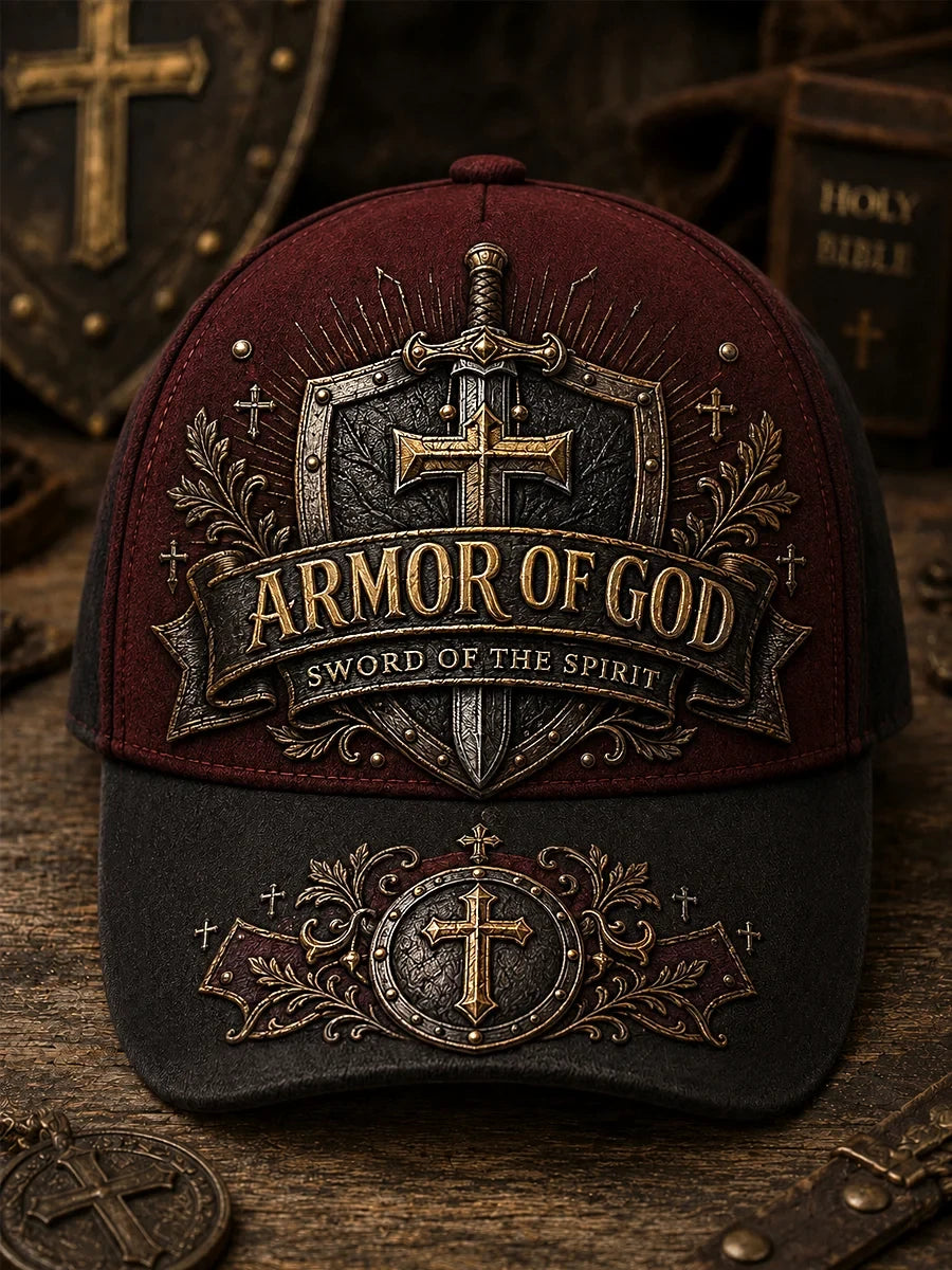 Armor Of God Sword Of The Spirit Hat Christian Faith Merch Gift For Him - Merchluma