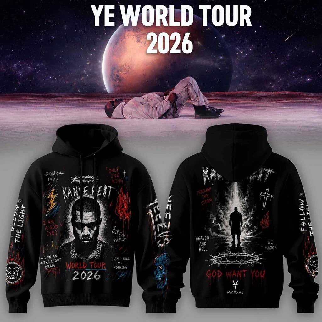 Bully Live Concert Tour 2026 Classic Hoodie God Want You Hoodie Kanye West Merch Fan Gifts - Merchluma