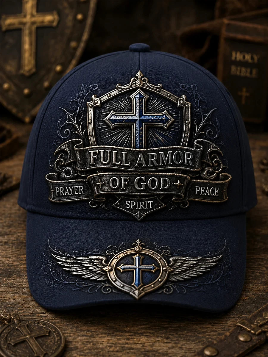 Full Armor Of God Prayer Of God Spirit Peace Hat Christian Faith Cap Gift - Merchluma