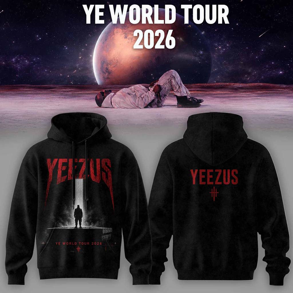 Bully Live Concert Tour 2026 Streetwear Hoodie Yeezus Hoodie YE World Tour Merch Fan Gifts - Merchluma
