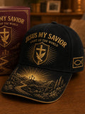 Jesus My Savior Light Of The World Hat Christian Faith Merch Gifts For Him Who Has Everything - Merchluma