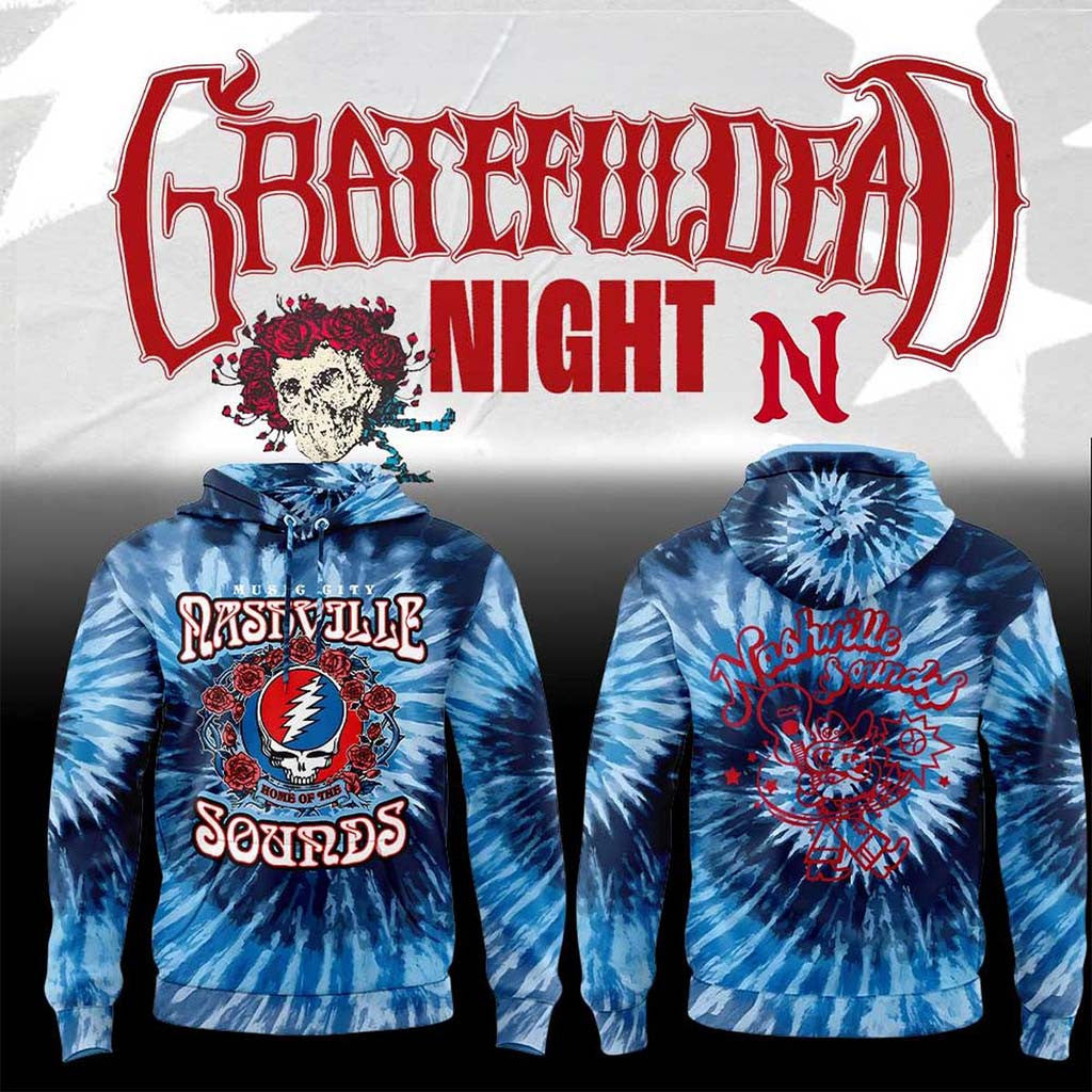Nashville Sounds Grateful Dead Night 2026 Hoodie Nashville Sounds Merch Best Gift For Fans - Merchluma