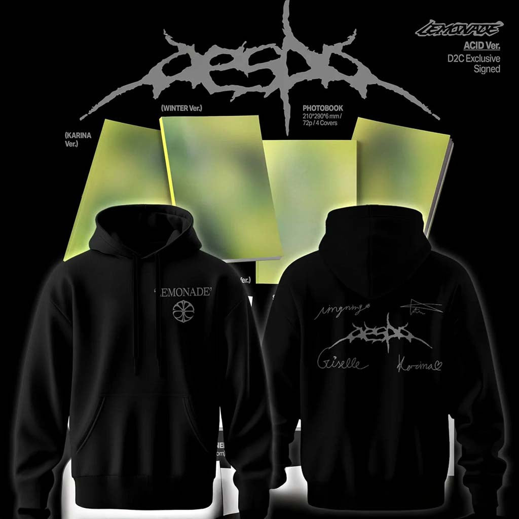 Aespa LEMONADE Hoodie Aespa Merch 2026 Kpop Fan Apparel Gift For MY - Merchluma