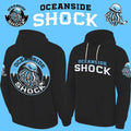 Oceanside Shock 2026 New Black Hoodie Game Day Hoodie Oceanside Shock Merch Hockey Fan Gifts - Merchluma