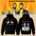 The Chainsmokers Tour 2026 Hoodie Black The Chainsmokers Merch Best Gifts For EDM Fans - Merchluma