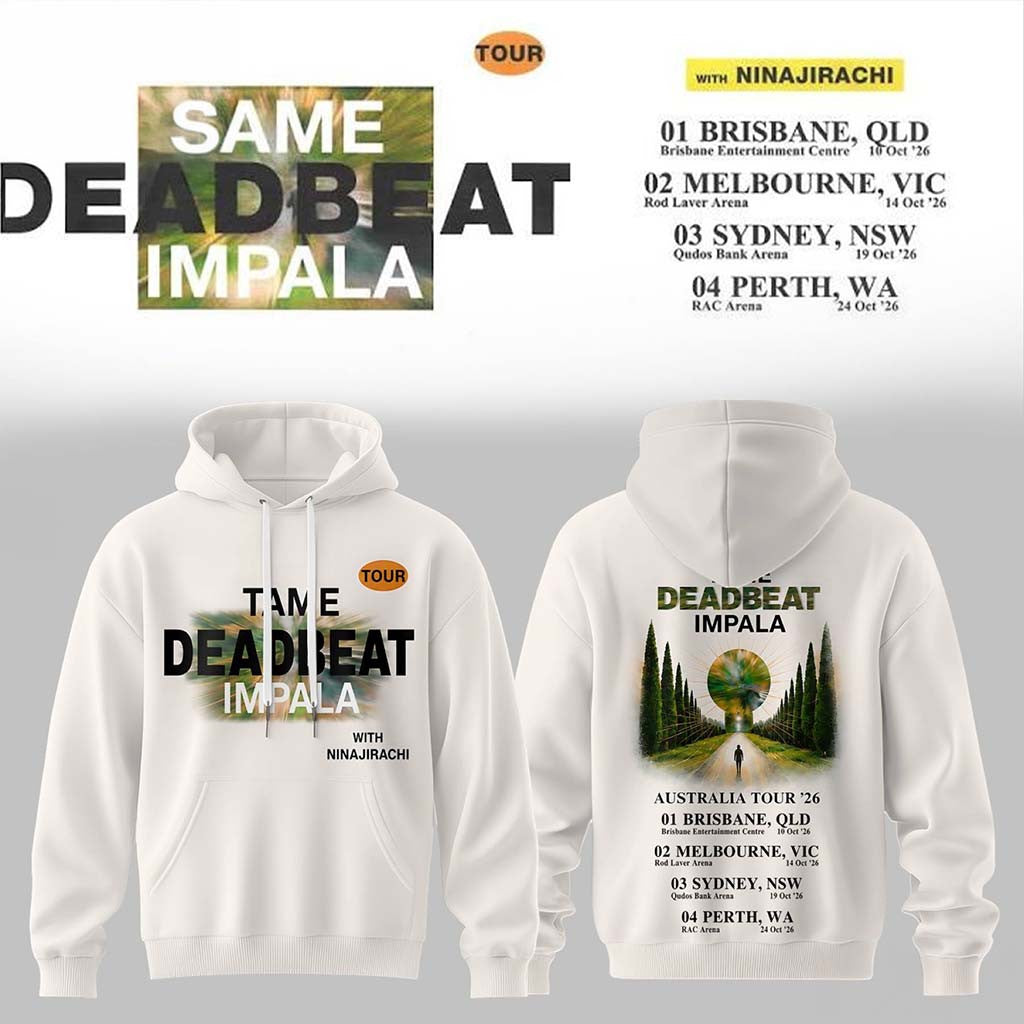 Tame Impala Deadbeat Tour Hoodie Tame Impala Merch 2026 Gift Ideas For Music Lovers - Merchluma