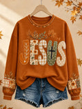 Jesus Sweatshirt Autumn Fall Clothing Halloween Gifts For Girlfriend - Merchluma