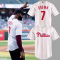 Jaylen Brown Jersey Shirt #1 Philadelphia Phillies Merch Present For Baseball Lovers - Merchluma