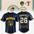 Milwaukee Brewers X Cole Swindell 2026 Night Baseball Jersey Brewers Merch Gift For Fans - Merchluma